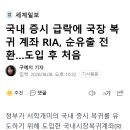 국내 증시 급락에 국장 복귀 계좌 RIA, 순유출 전환…도입 후 처음 이미지
