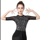 라인&라틴댄스 | 라틴 라인 댄스 연습복 큐빅 상의 무대의상