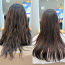 더꿈헤어 | 히피펌 풀기! 파주 미용실 꿈꾸는 하루헤어 운정 결개선 매직 후기