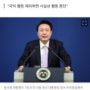 [속보] 윤 대통령 "제 처를 악마화 시켜... '국정농단' 이라면 국어사전 다시 정리해야" 이미지