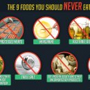 Top 9 Foods You Should Never Eat Again 당신이 결코 먹어서는 안되는 9개 음식 이미지