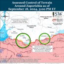 러시아 공세 캠페인 평가, 2024년 9월 18일(우크라이나 전황 이미지