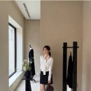 지영스토어 | 시에 sie 25FW 신상품 베르 스카프 디테일 가디건 도산 플래그십 스토어 구매 후기