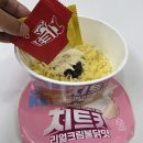 603. 오뚜기, 치트키 리얼크림불닭맛(용기면) 이미지