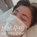 분당 판교 운중동 눈썹 리터치 재방문 후기 &lt;브로우미&gt; 역시 눈썹맛집 :)