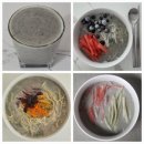 그린&amp;힐링 | 193.힐링 &amp; 자연 치유식 노트 [184] 샐러드와 두유가 있는 건강한 아침 식사/저속노화 아침식사