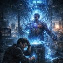 디지털 블루 이미지