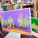 아크릴화-기초현대미술 이미지