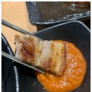 뜨거운 삼겹살 이미지