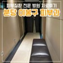 이봉구피부과의원 | [분당 피부과] 피부질환 치료 전문 이봉구피부과 병원 방문 후기
