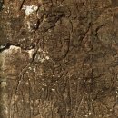 함안 방어산 마애약사여래삼존입상 이미지