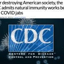 미국 사회를 파괴한 후, CDC는 코로나 백신보다 자연 면역이 더 효과적이라는 것을 인정했습니다. 이미지