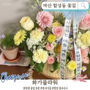 마음한송이플라워 | 마산 합성동 꽃집 화가플라워 | 환갑 꽃바구니 기념일 선물 추천 단골 후기