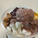 메가커피 팥빙젤라또 파르페 달달한 고칼로리 1인 팥빙수 포장 후기