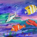 정밀화와 수채화 이미지