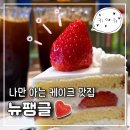 뉴팽글 | 송도 트리플스트리트 카페 뉴팽글 딸기케이크 내돈내산 후기