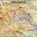 내연산 등산로-①﻿(십이폭포계곡+보현암계곡+주능선:보경사주차장~문수봉 구간, 내연산 등산지도, 등산코스 포함) 이미지