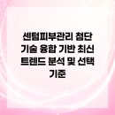 동인메디칼 | 센텀피부관리 첨단 기술 융합 기반 최신 트렌드 분석 및 선택 기준