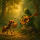 개미와베짱이 이미지