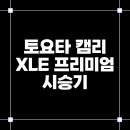 2025 토요타 캠리 XLE 프리미엄 시승기, 연비부터 실내공간까지 진짜 후기