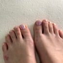 언주역 네일, 도모네일에서 인생 첫 패디 파우더패디 받았어요.