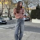 튜드먼트 스트라이프 럭비 티셔츠 후기 데님 스커트와 청바지랑 입고 싶다!