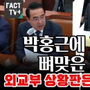 박홍근에 제대로 뼈맞은 박진 이미지