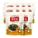 [토스쇼핑] 광천김 고소한 아몬드를 넣은 김자반 40g, 10봉 / 9,900원 / 무료배송 이미지