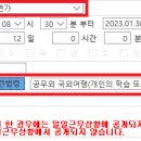 교사 방학 중 해외여행 연가 병가 공가 특별 휴가 이미지