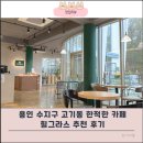 용인 수지구 고기동 카페 조용하고 한적한 신상 카페 힐그라스 추천 후기
