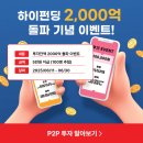 하이펀딩 | [P2P투자] 하이펀딩 - 투자잔액 2000억 돌파 이벤트 후기
