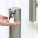 소프트 실버타입 | 무아스 퓨어앤클린 소프트버블 메탈 자동 디스펜서(실버)｜손 내밀면 ‘몽글거품’ 자동으로 톡!