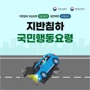 지반침하 국민행동요령 이미지