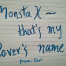 MONSTA X that's my lover's name 이미지