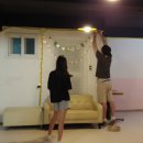 [셀프 공사 과정 정리] 반지하 원단 창고.. 셀프 인테리어로 복합모임공간 & 파티룸으로 변신!! 이미지