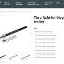 스페셜라이즈드 Rear Hub Spacing 트레일러 액슬(Axle) 나사산 크기 질문 드려요. 이미지