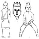 중국 고고학연구 도기 도용 도자기 강소성 서주지구 남북조 왕실 무덤 속의 부장품 도용 연구 이미지