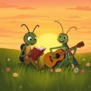 개미와베짱이 이미지