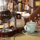 커피 마시는 코끼리 이미지