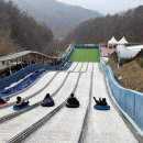 좌구산 썰매장 이미지