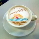 라떼아트 이미지