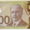 저도 캐나다 100달러 프라스틱지폐 드디어상봉 이미지