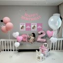 두돌 아기 생일 서프라이즈 후기 (포토존, 화장대 선물, 케이크)