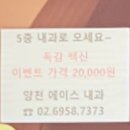 독감 예방주사 양천 에이스 내과 2만원