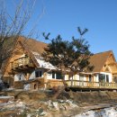 전북완주 크랭크형태 포스트&amp;빔 통나무집 이미지