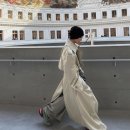 H&amp;M 뮈글러 가죽 트렌치코트 코디 레더자켓 해외 스트릿패션