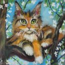 &#34;봄 고양이 (Spring Cat)&#34; 그림 모음 이미지