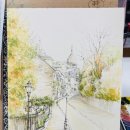 펜,수채화로 그리는 우리동네 | 🎨 파리 몽마르트르를 그리다 — 펜+수채화 어반스케치 수업 이야기 | 앨리스폴 어반스케치 ·노원구...