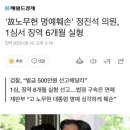 국힘 정진석 6개월 실형선고 이미지