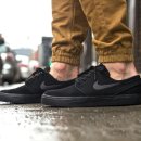 (GS/M)나이키 SB 스테판 야노스키 누벅 &#39;올블랙&#39; Nike SB Stefan Janoski Nubuck Skate Shoe &#39;BLACK&#39; 이미지